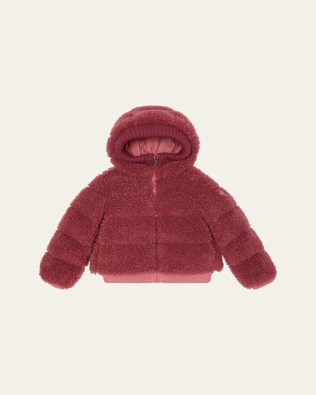 Girl's Adalbertas Hooded Down Jacket, Size 4-6